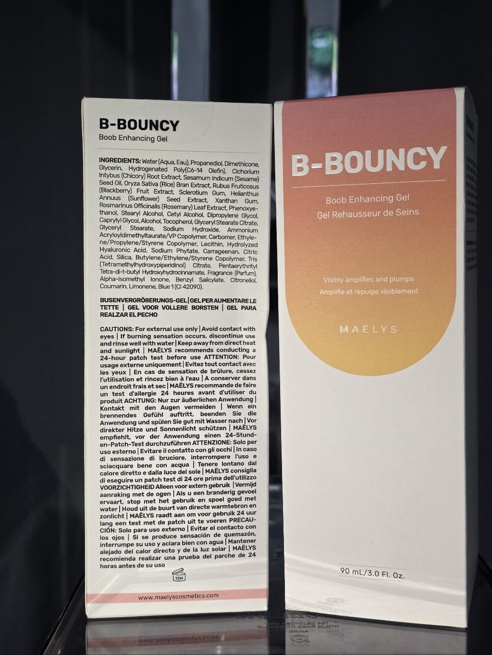 MAËLYS Cosmetics B-BOUNCY Boob Enhancing Gel NIB